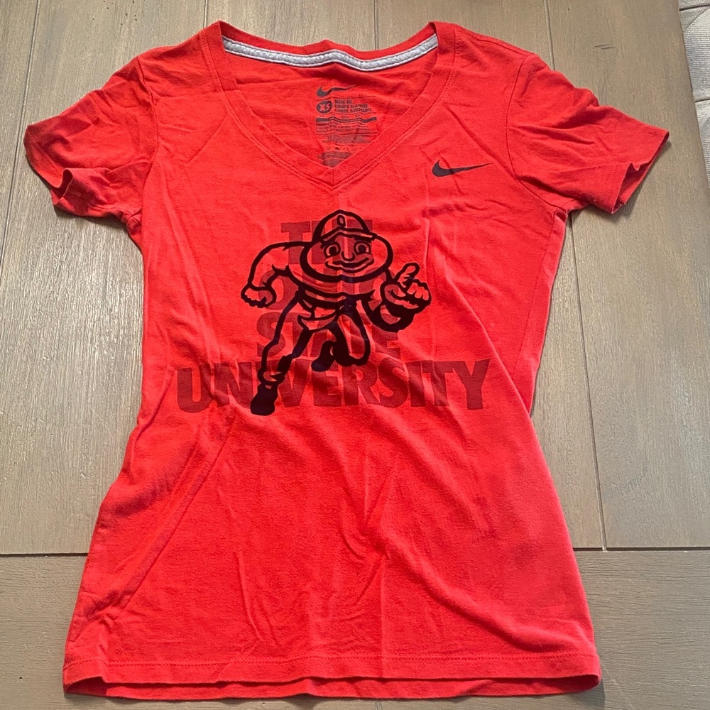 Nike Women's Red University Graphic Tee